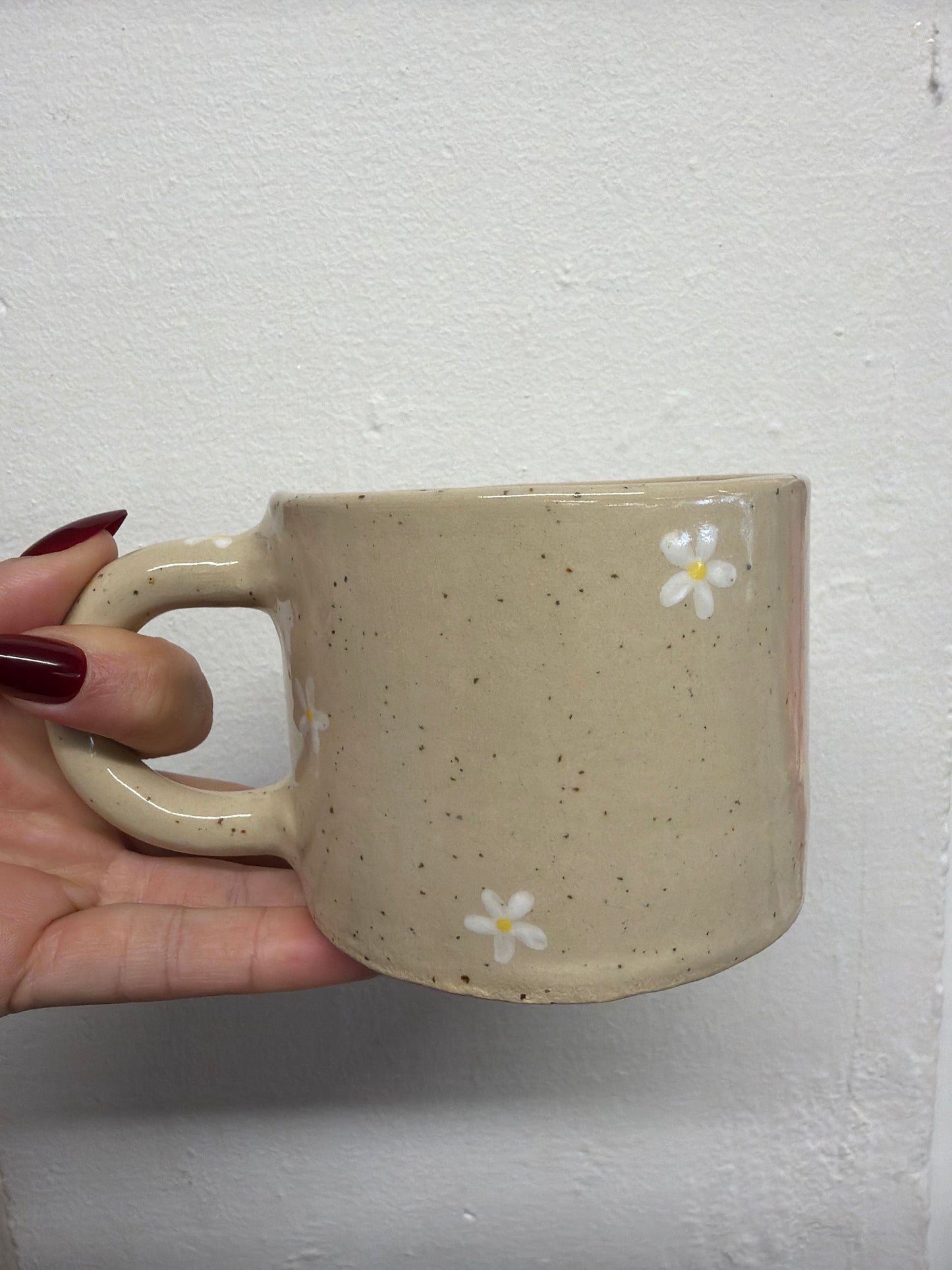Mug - Pottery #1901 - Flowers