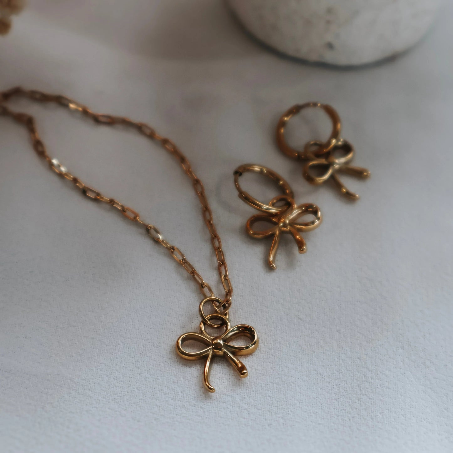 Necklace - Katy B - Bow