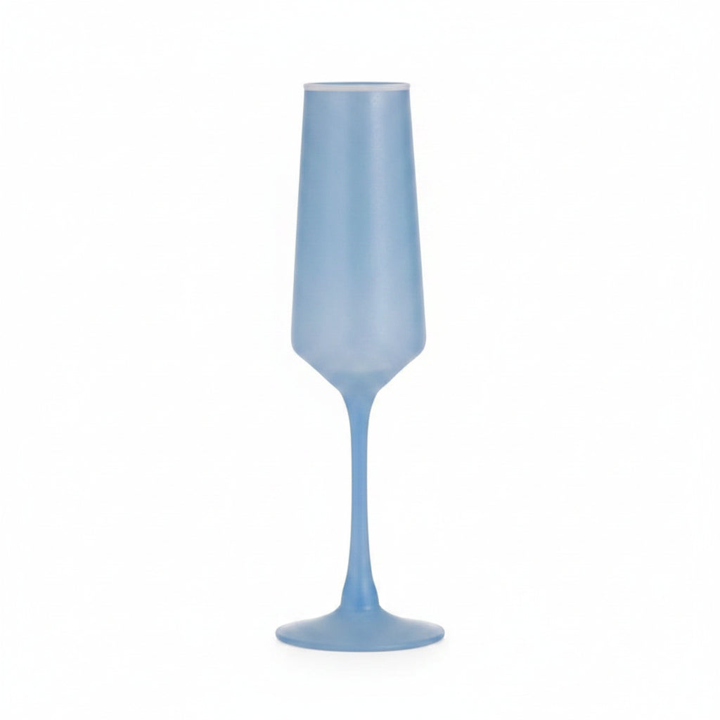 Champagne Glass (Single) - Sky Blue