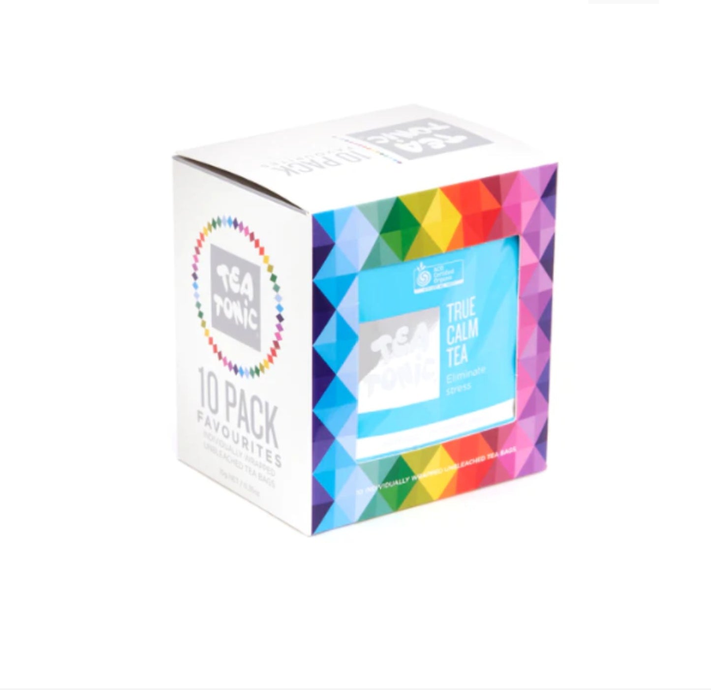Tea Tonic - Teabag Box - 10 Pack - Colourful