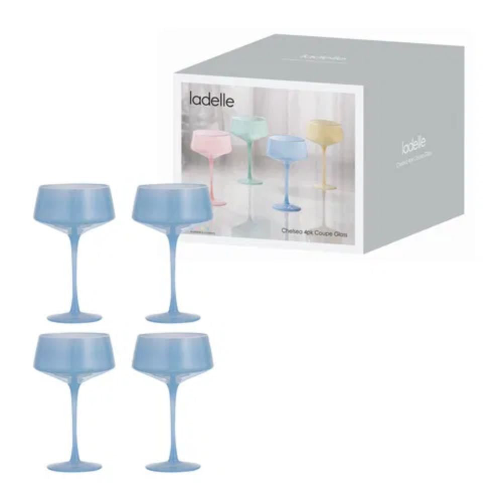 Coupe (Cocktail) Glass - Sky Blue