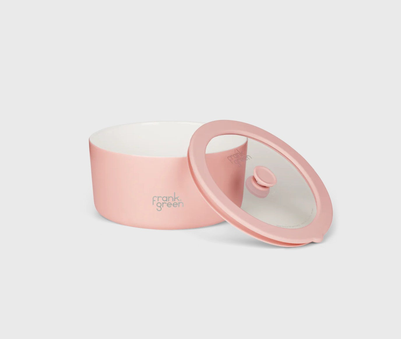 Bowl - Porcelain with Glass Lid - 1500ml - Blushed - Frank Green