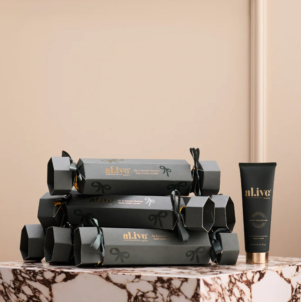 Cracker Set - Hand Cream - Al.ive - Fig and Toasted Chestnut