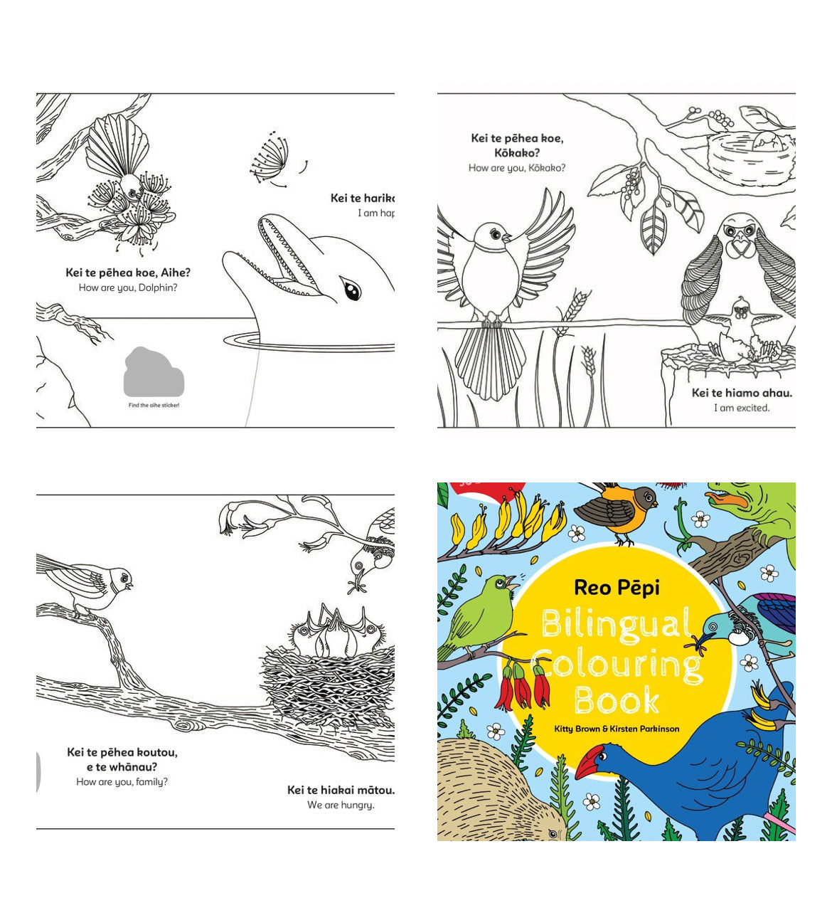 Book - Colouring - Reo Pepi - Bilingual