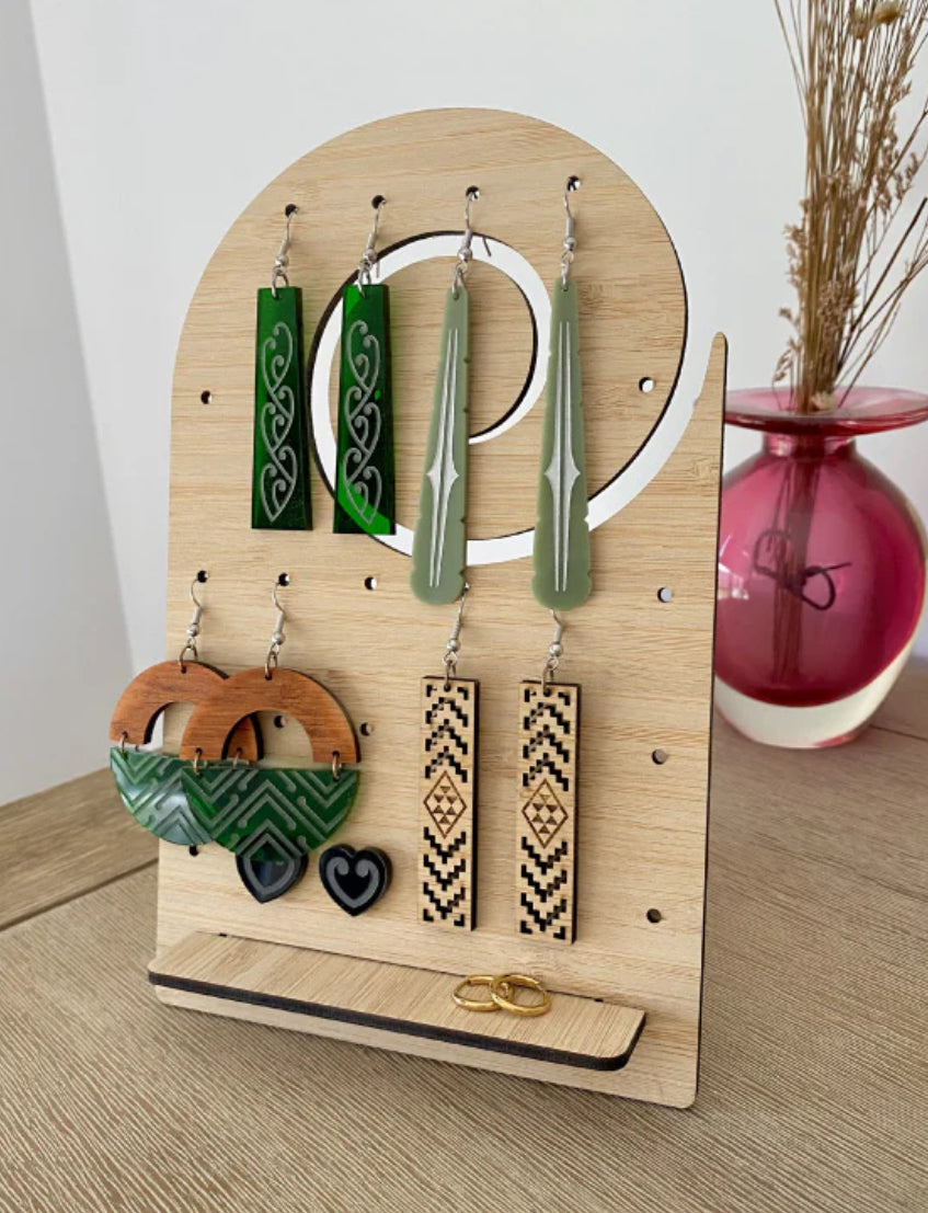 Earring Stand - Koru - Small
