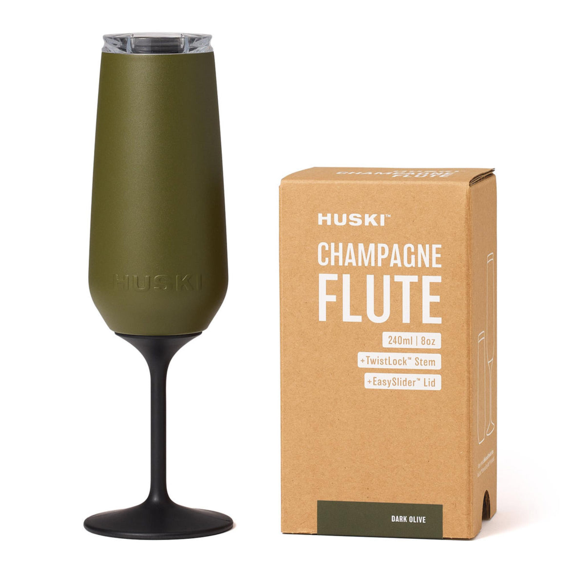 Huski Champagne Flute - Powder Pink