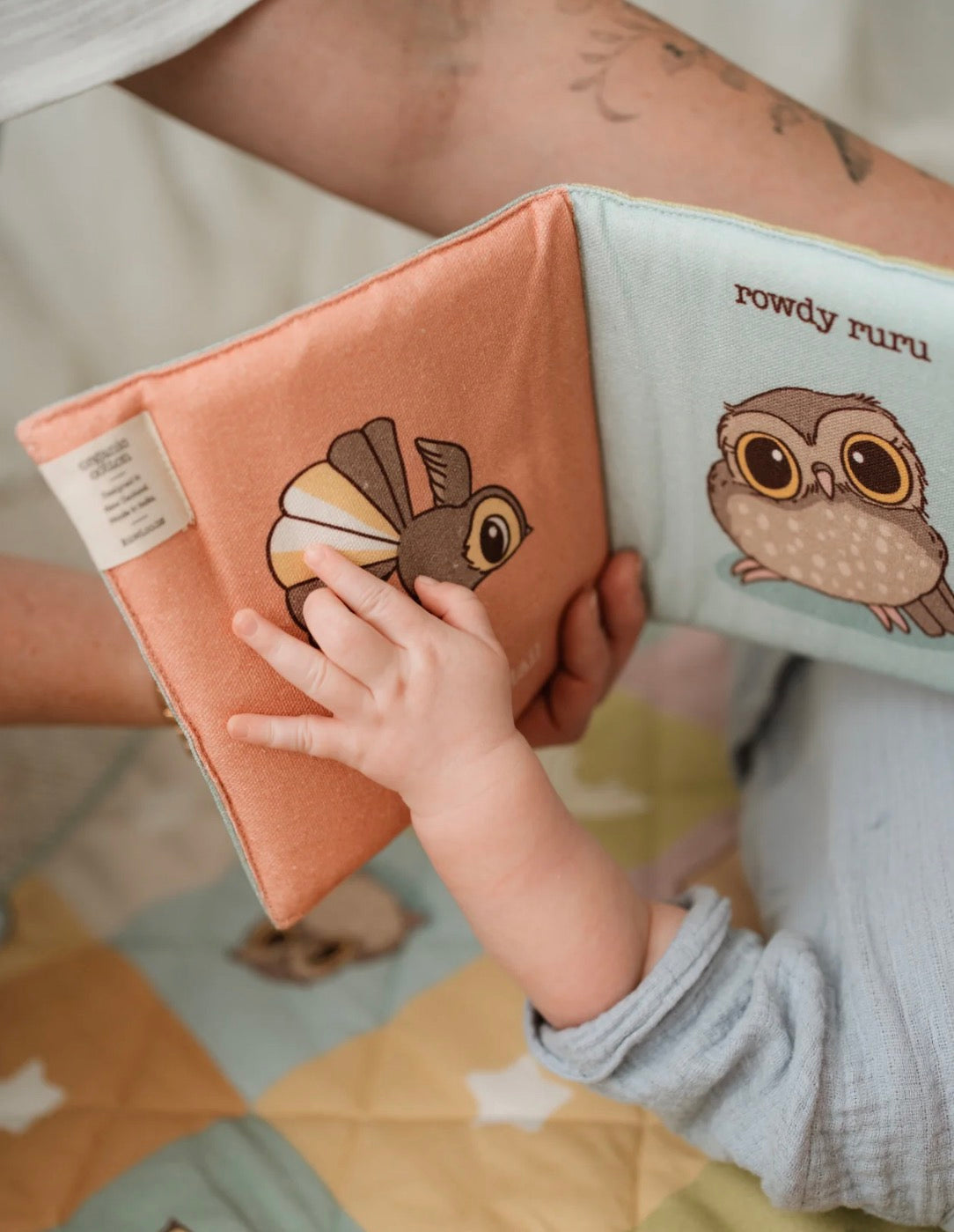 Fabric Book - Kuwi Baby - Birds