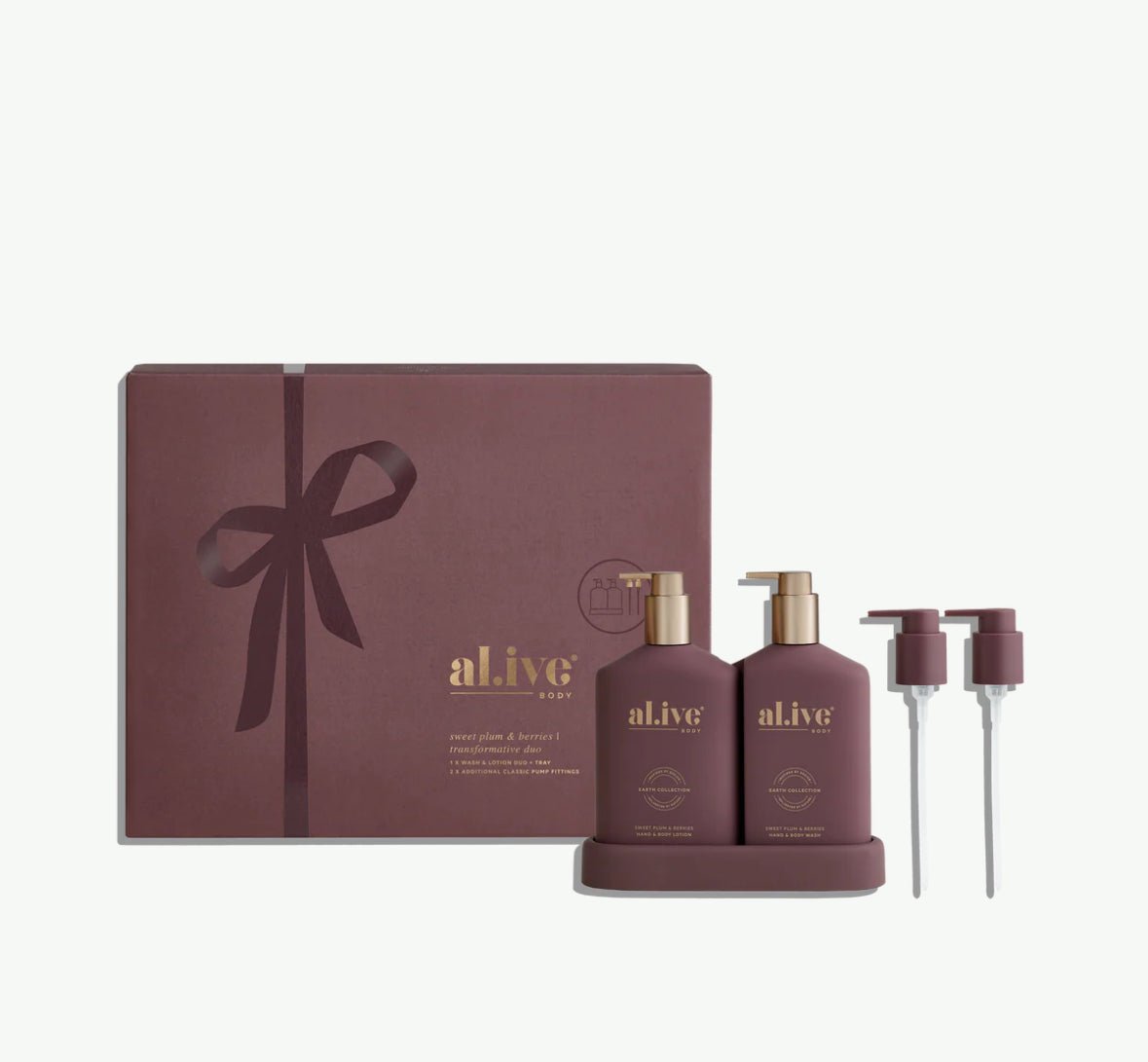 Wash and Lotion Duo (Transformative) - Al.ive - Sweet Plum and Berries