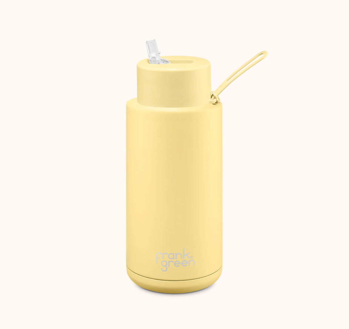 Reusable Bottle - Frank Green - 1ltr - Buttermilk