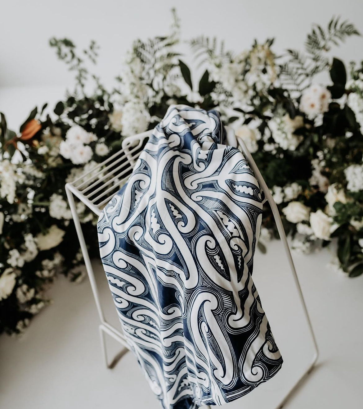 Pēpi Blanket / Minky - Hawaiiki Pēpi - Navy