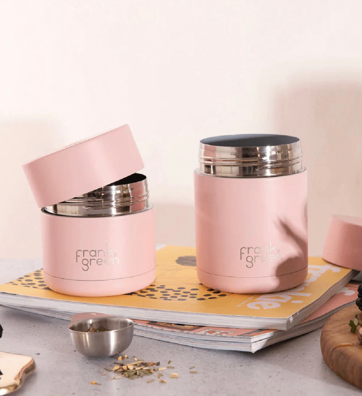 Ceramic Food Container - 16oz - Blushed