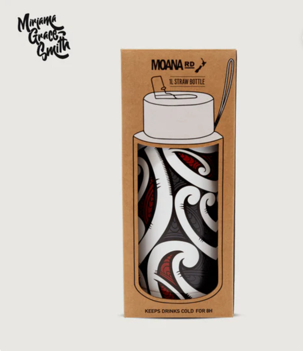 Drink Bottle - He Waka Eke Noa - 1Ltr
