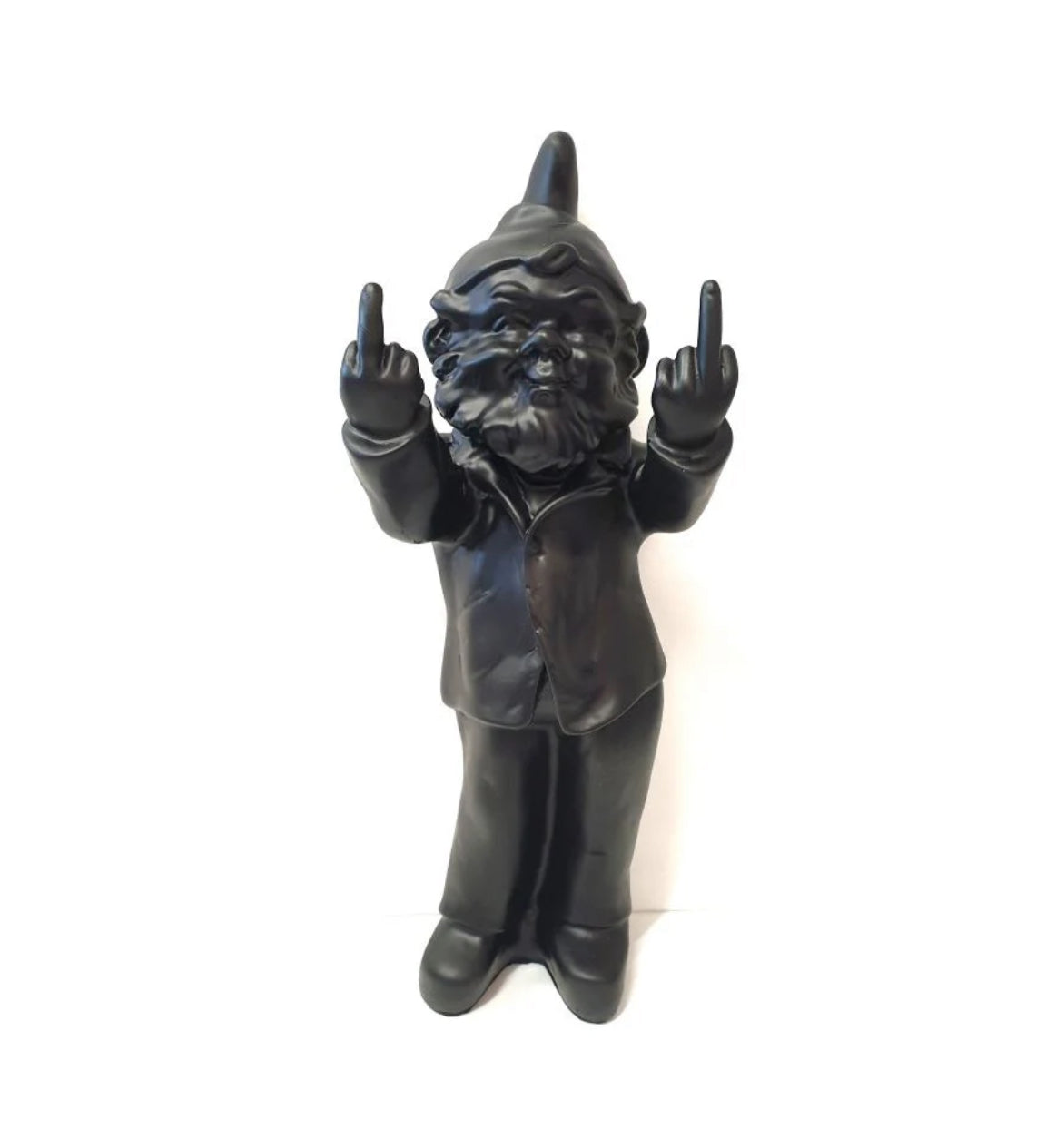 Cheeky Gnome Statue - Black - Double F You