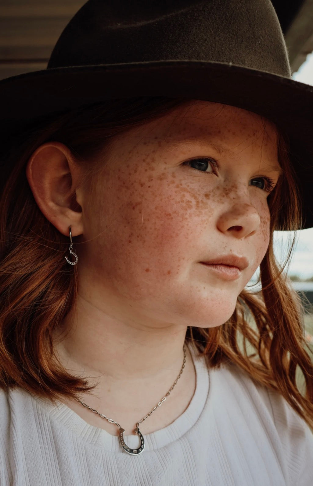 Necklace - Large Horseshoe - Katy B