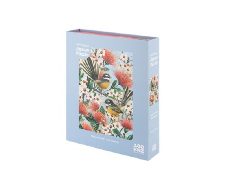 Puzzle - Native Flowers & Chatty Fantails - 1000pce