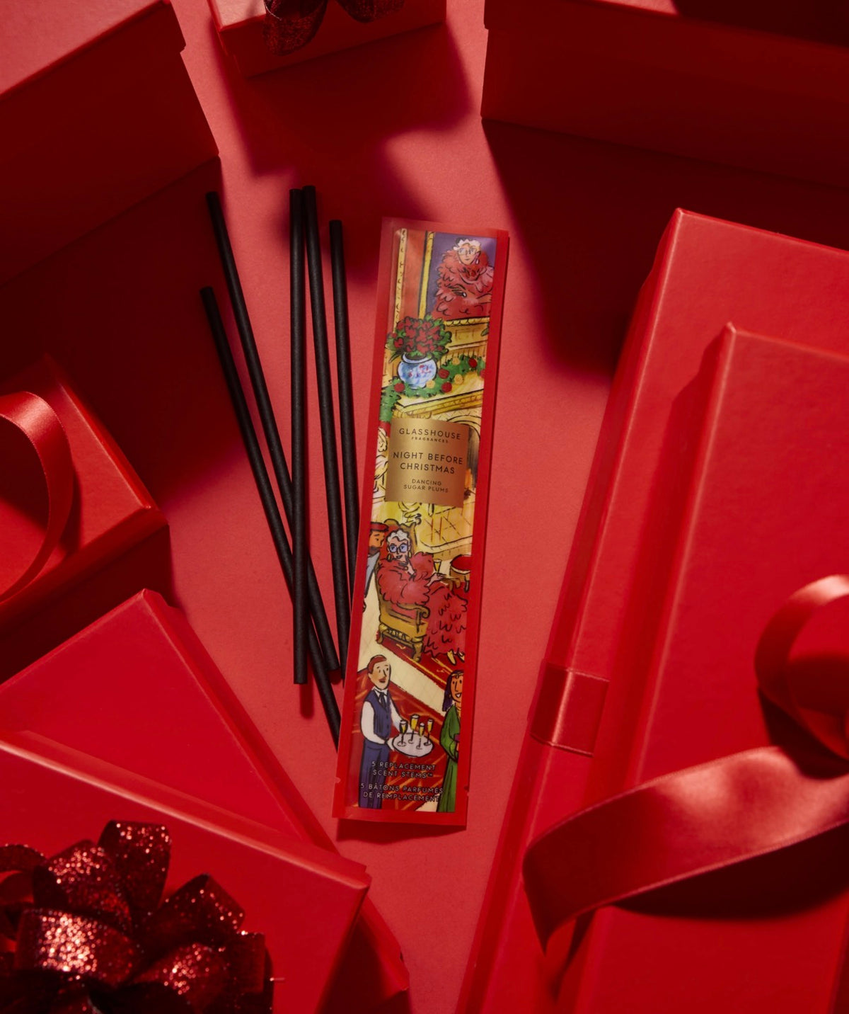 Scent Stem Refills - Night Before Christmas - Glasshouse Fragrances