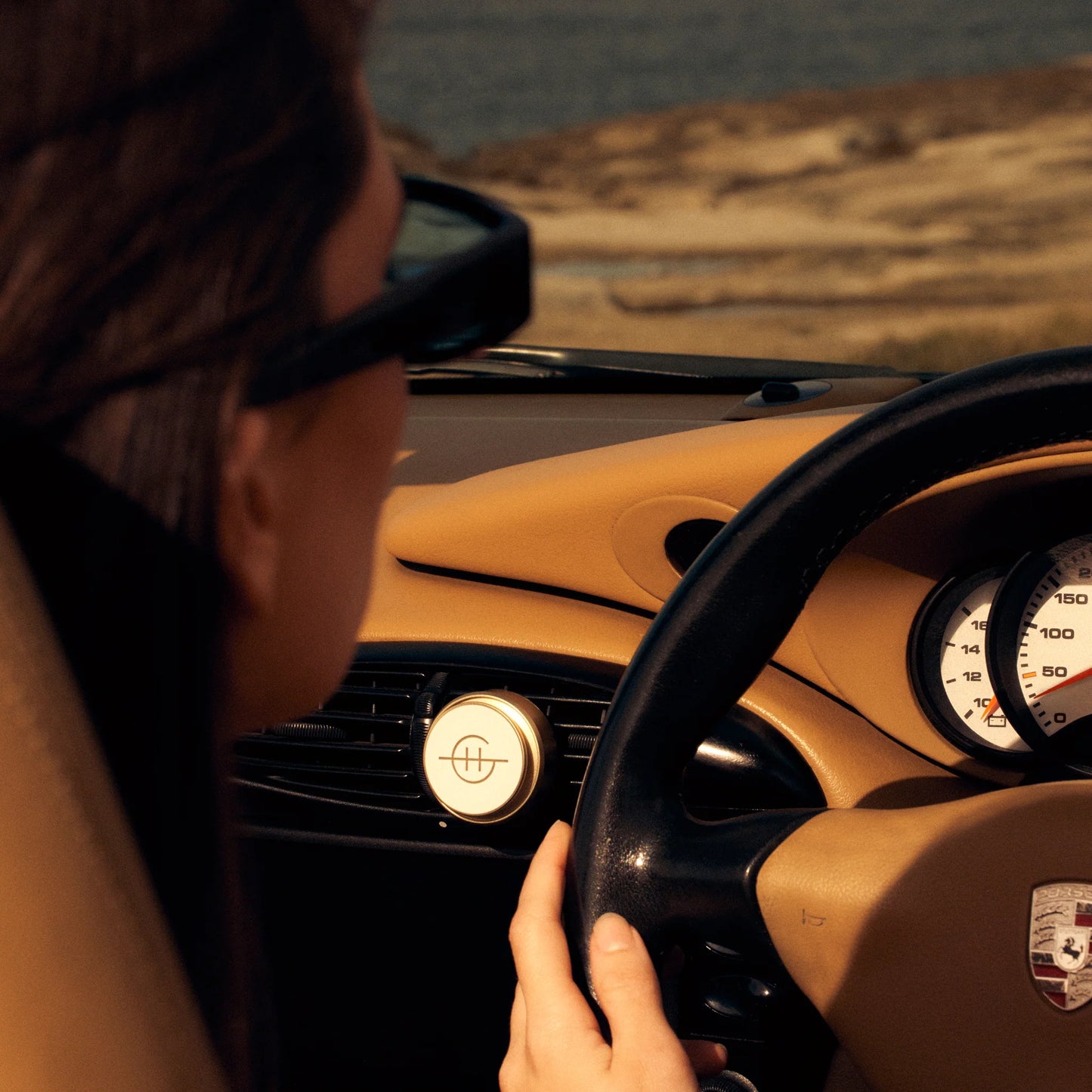 Car Diffuser - Glasshouse - Cream/Gold - A Tahaa Affair
