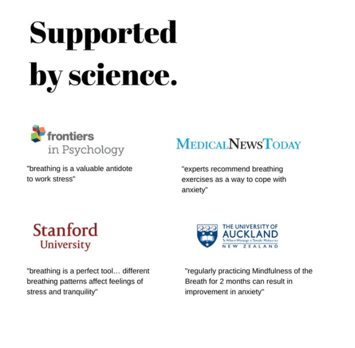 Hā Tool - Anxiety & Stress Relief Necklace - Silver