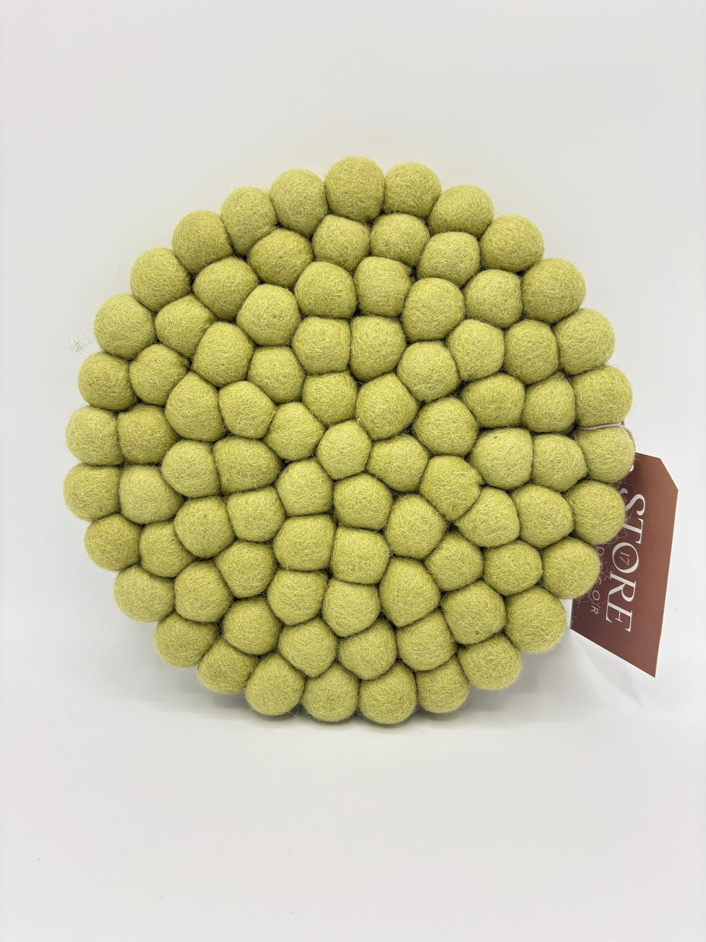 Trivet - Felt Ball - Pistachio