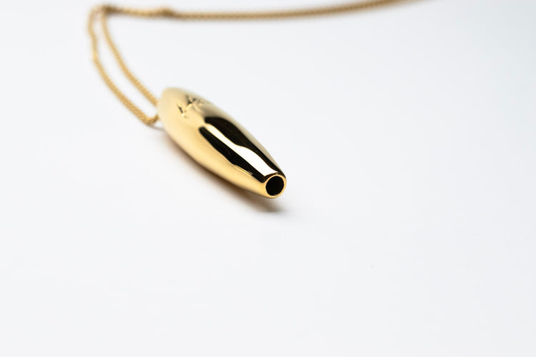 Hā Tool - Anxiety & Stress Relief Necklace - Gold