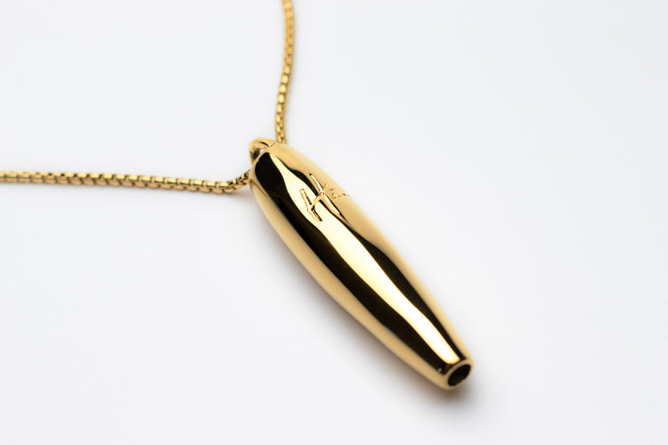 Hā Tool - Anxiety & Stress Relief Necklace - Gold