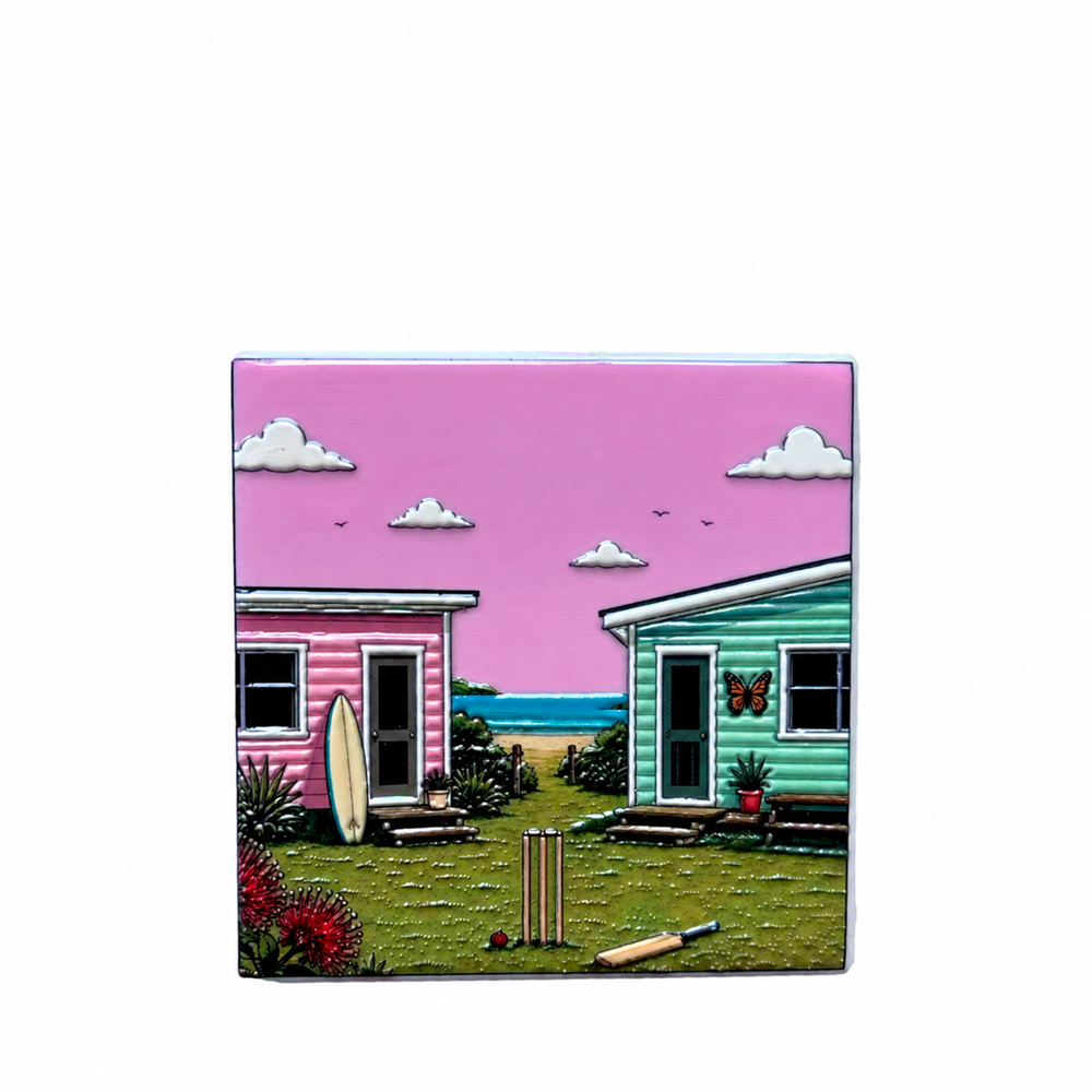 Ceramic Coaster - Kiwi Summer
