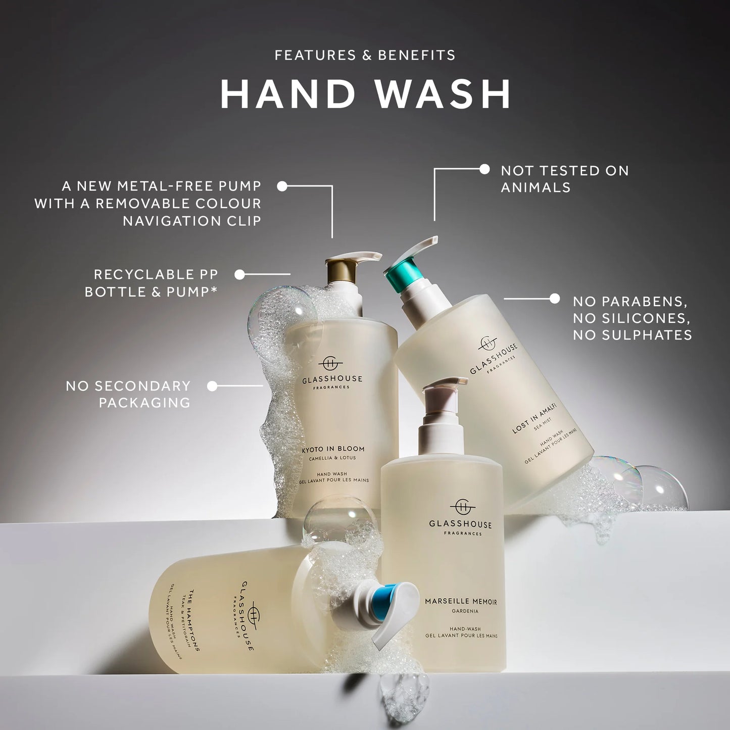 Hand Lotion - 450ml - Glasshouse Fragrances - Kyoto in Bloom
