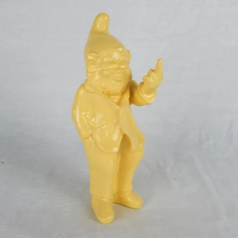 Cheeky Baby Gnome Statue (18cm) - Lemon Drop