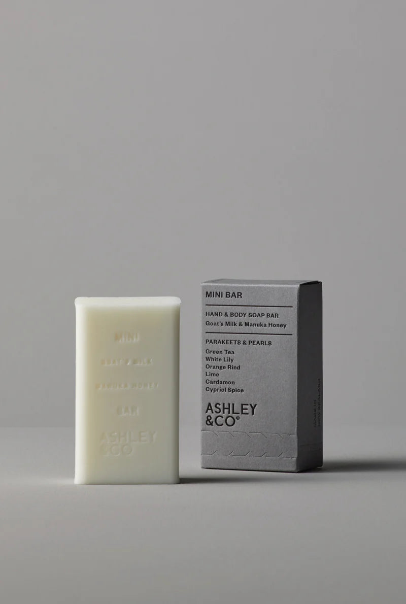 Mini Soap Bar - Parakeets & Pearls - Ashley and Co
