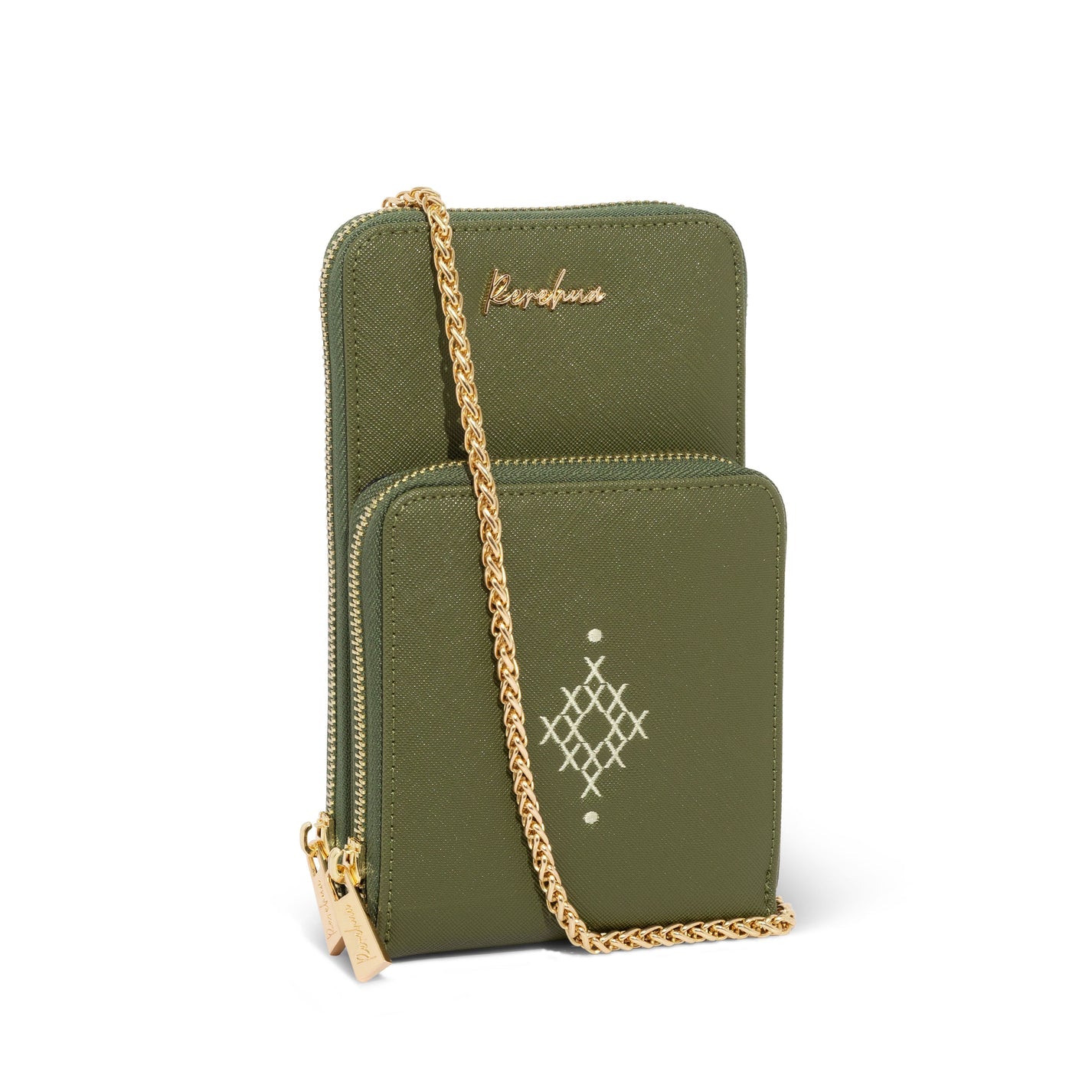 Bag - Puāwai Phone Bag - Ōrwia Green