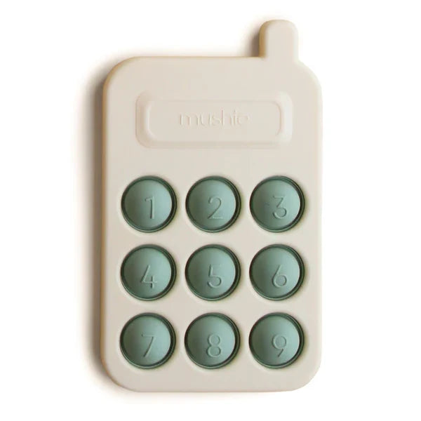 Teether - Mushie - Toy Phone Press - Blush