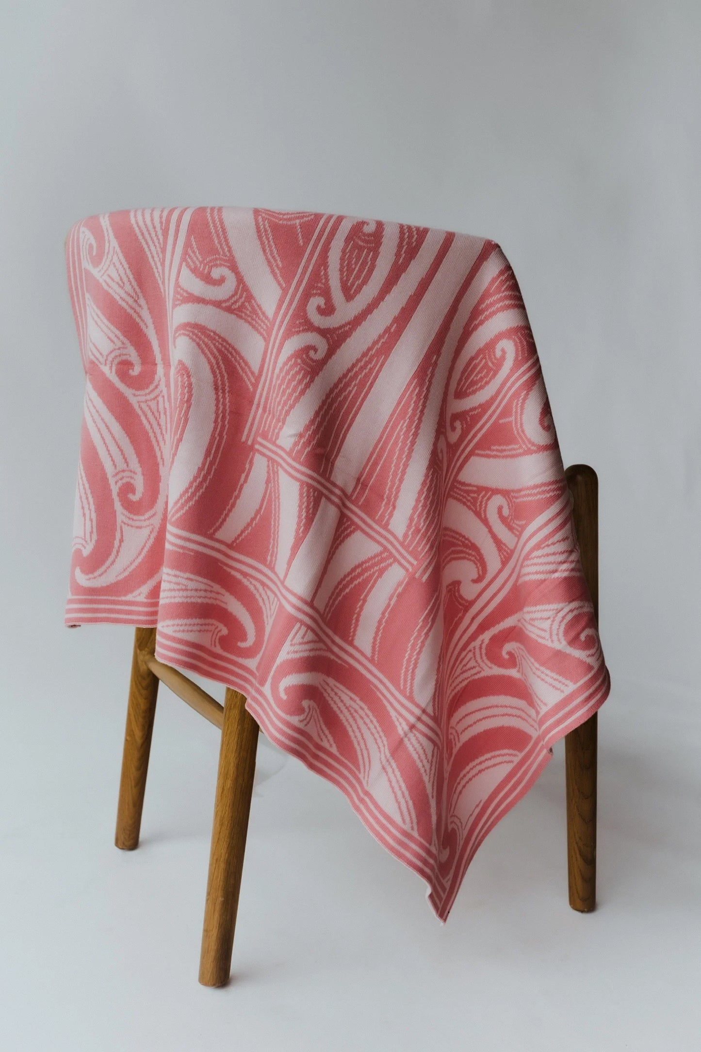 Pēpi Blanket - Hawaiiki Pēpi - Te Piringa 100% Organic Cotton - Pink