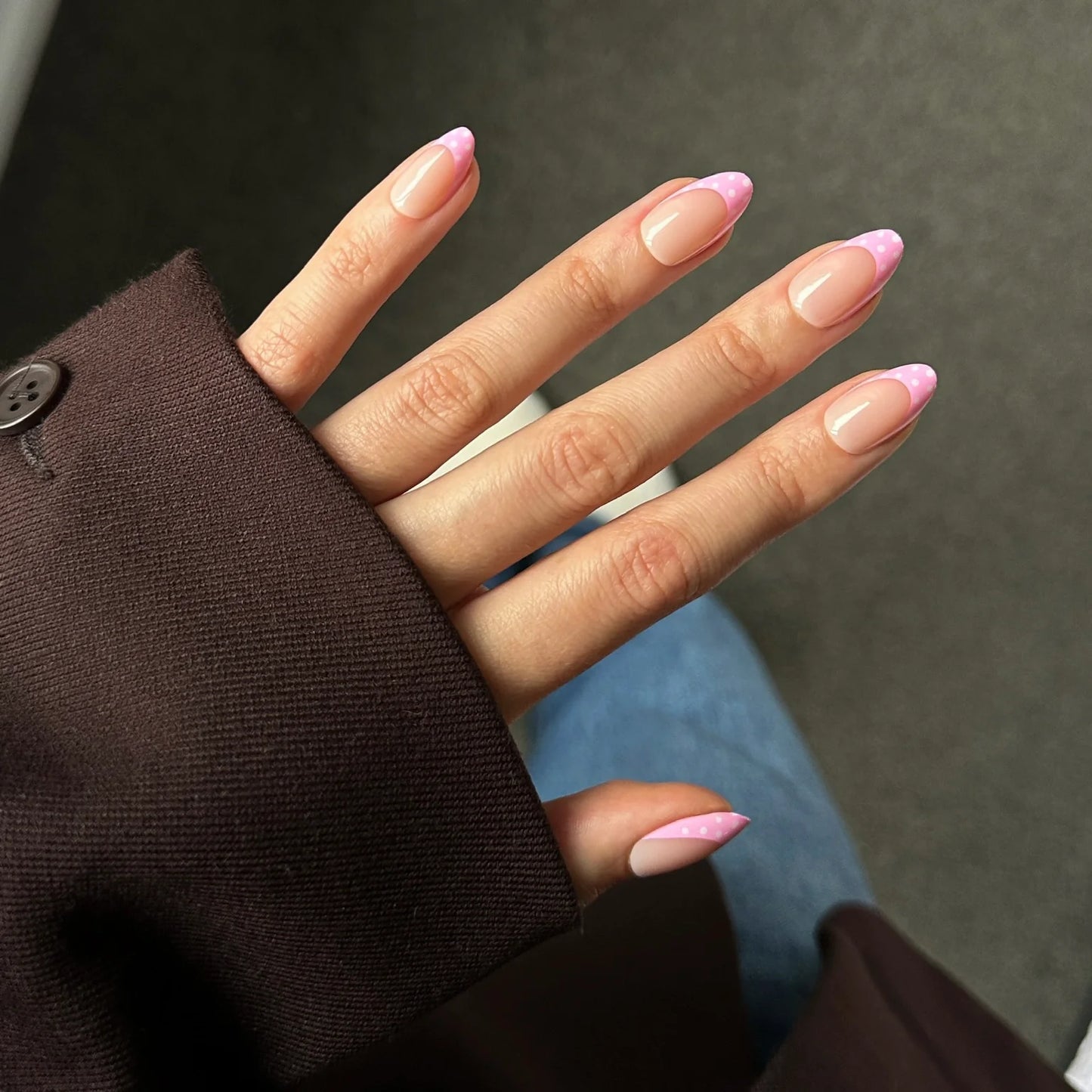 Nail Kit - Pink Polka (gel) - Pressing Nails