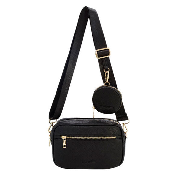 Crossbody Bag - Ponsonby - Black - Moana Road