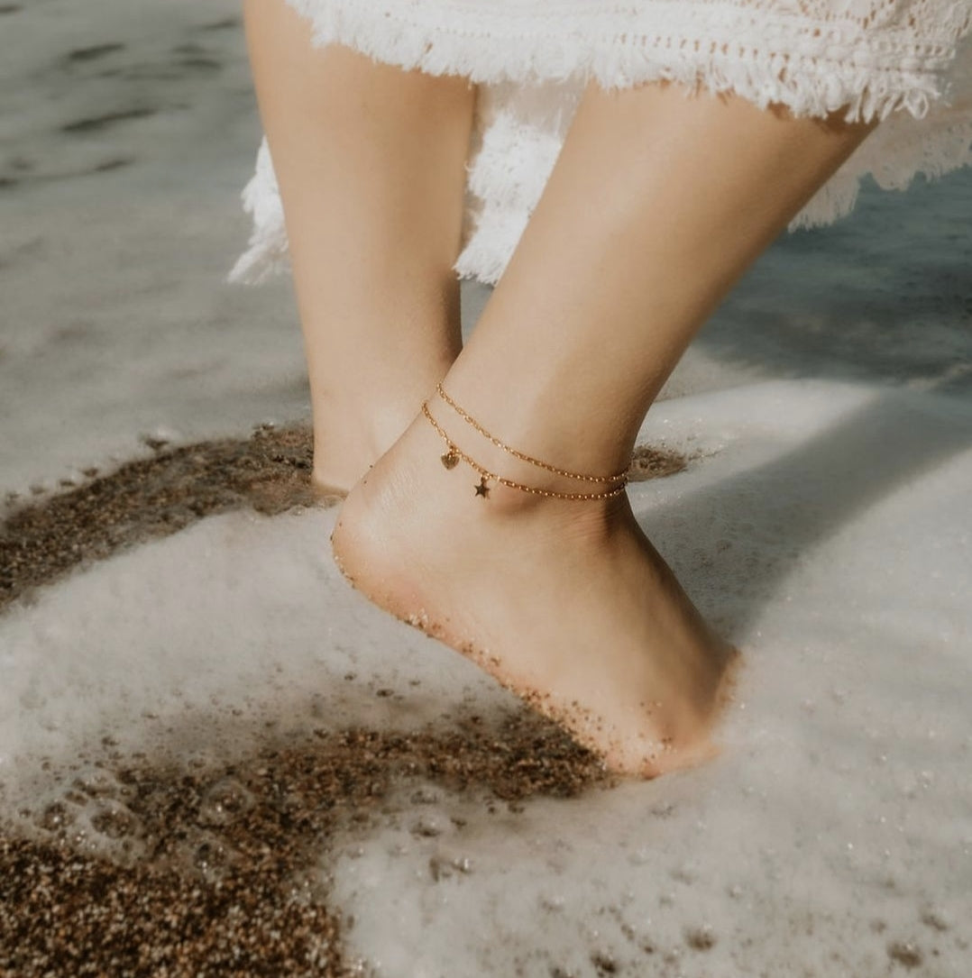 Anklet - Katy B - Mini Paperclip