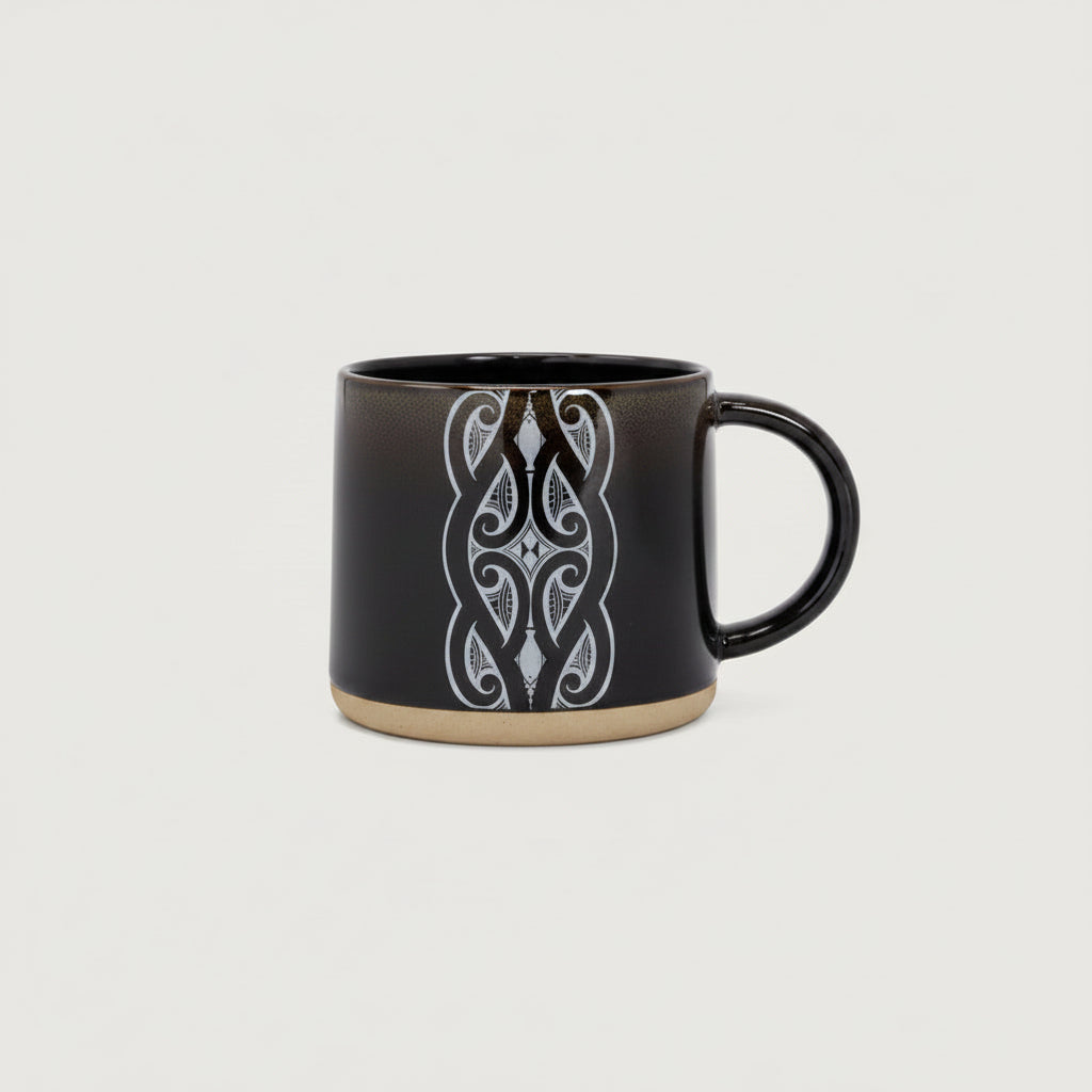 Mug - Glazed Ceramic - Miriama Grace-Smith - Black