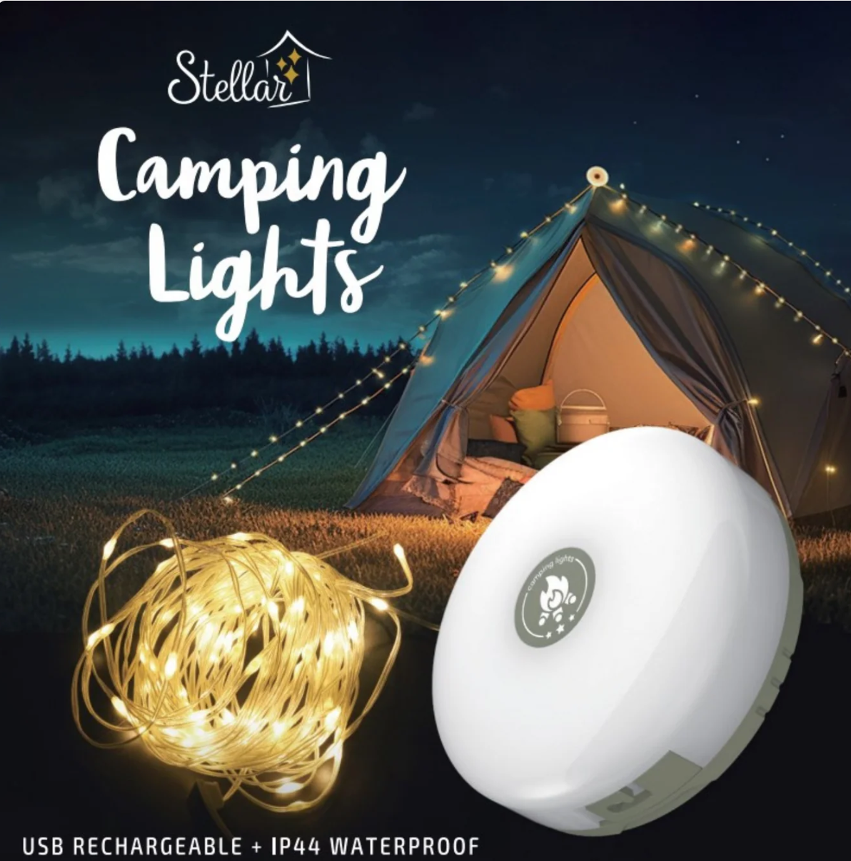Camping Lights 10m