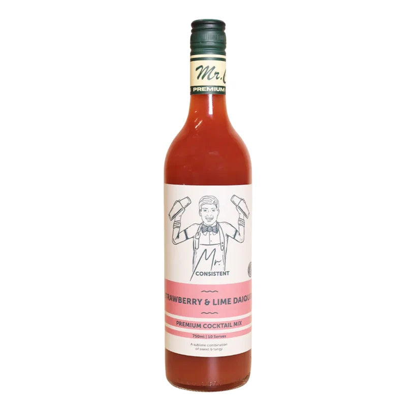 Cocktail Mixer - Strawberry & Lime Daiquiri Mixer 750ml