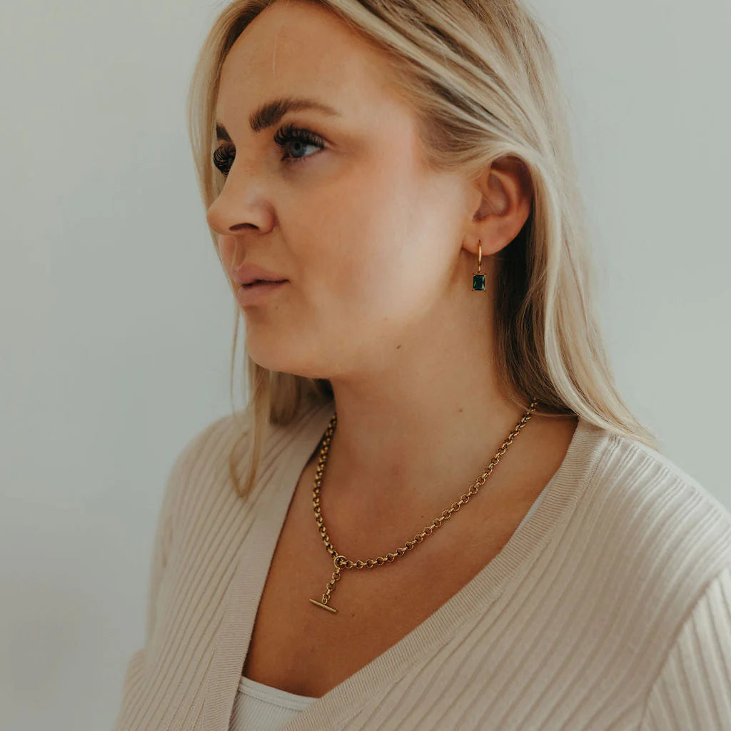 Necklace - Statement T Bar Necklace - KatyB