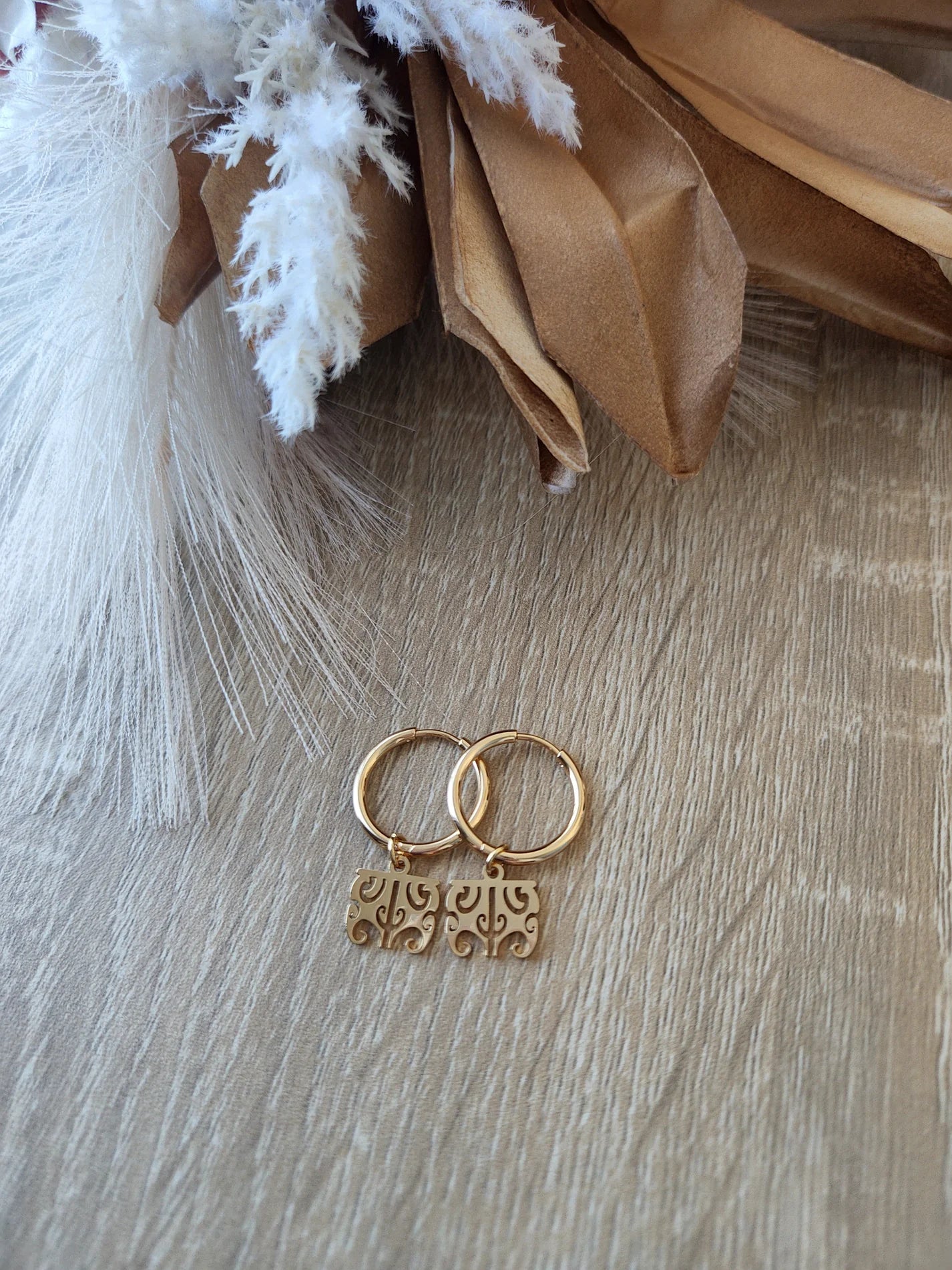 Earrings Tahuri Made Moko Kauae – Journey Co