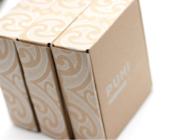 Earrings - Arotahi - Tapered - Pounamu Coloured Resin