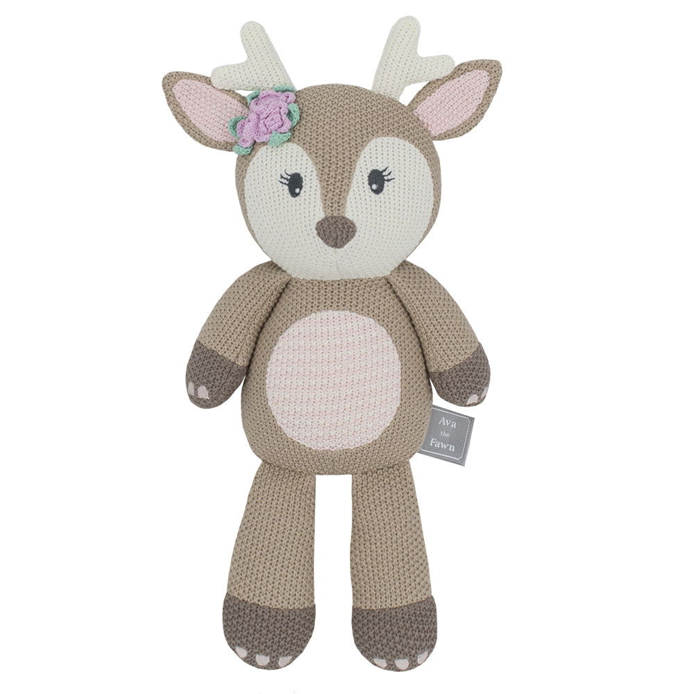 Soft Toy - Knitted - Fawn
