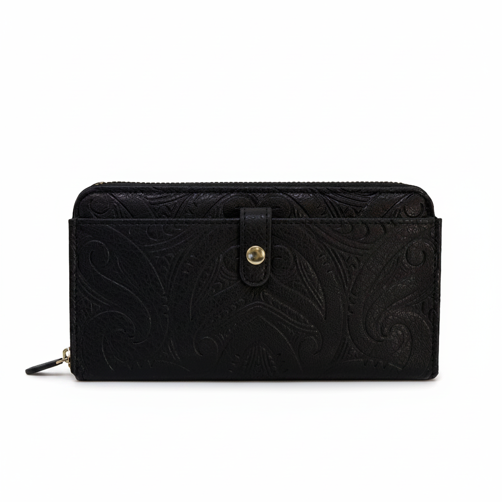Wallet - Fitzroy - Miriama Grace-Smith - Black