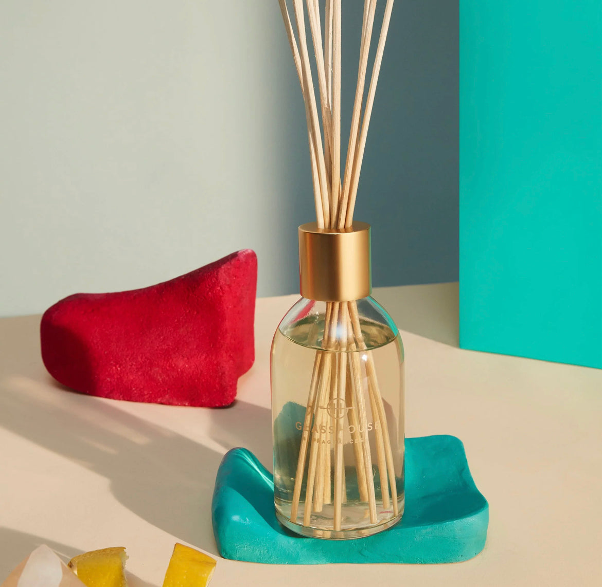 Reed Diffuser - The Hamptons (Teak & Petitgrain) - Glasshouse