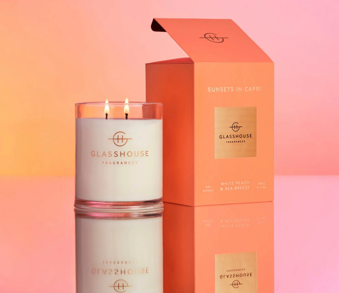 Candle - GH - Sunsets in Capri (White Peach + Sea Breeze)- 380g