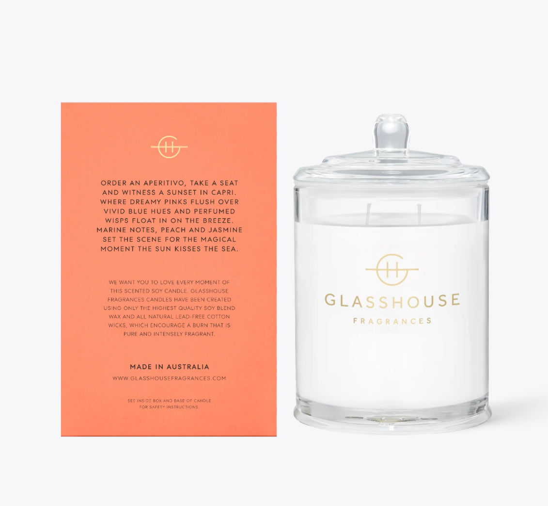 Candle - GH - Sunsets in Capri (White Peach + Sea Breeze)- 380g