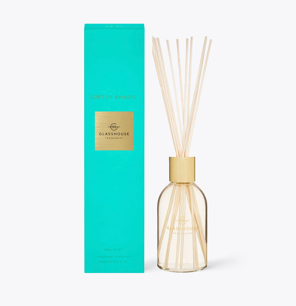 Reed Diffuser - Lost in Amalfi (Sea Mist) - Glasshouse