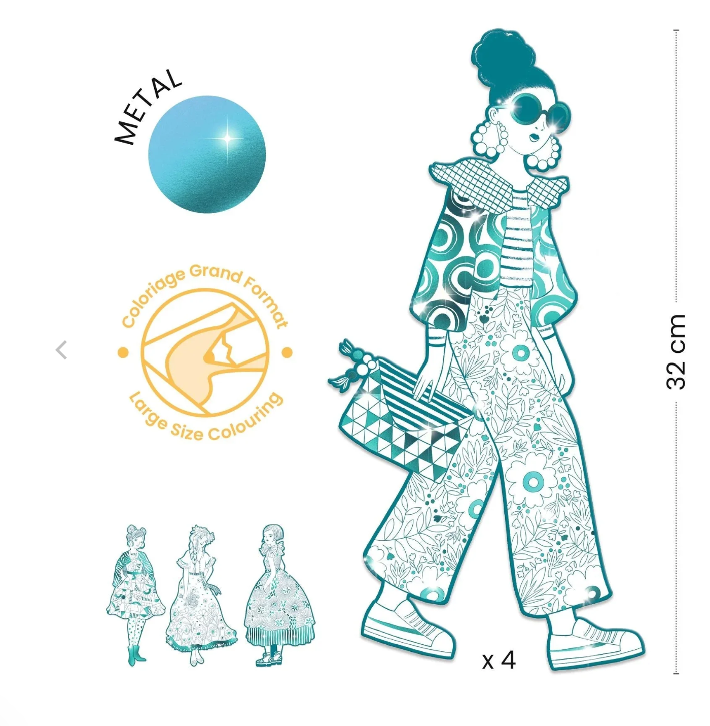 Colour In - Rebecca and Friends