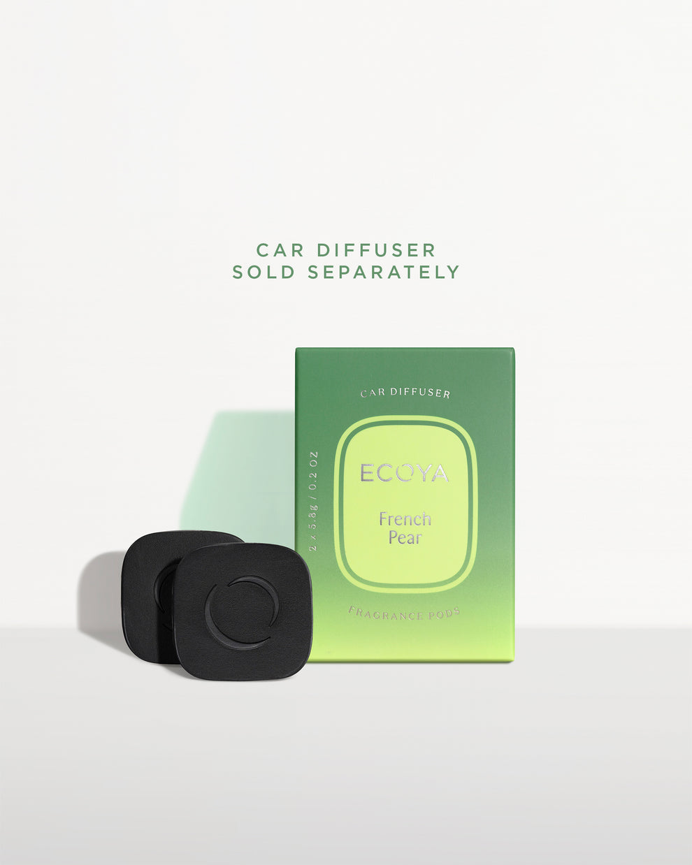 Car Diffuser Fragrance Pods (x2) - Ecoya - French Pear