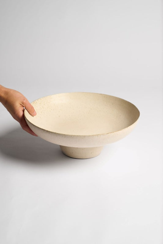Fort Raised Bowl - Speckled White